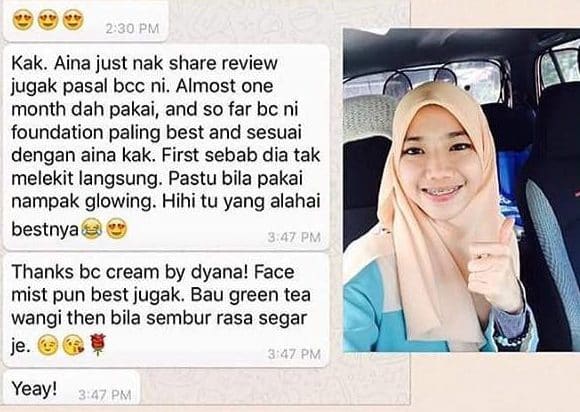 Dyxy Bc Cream Testimoni