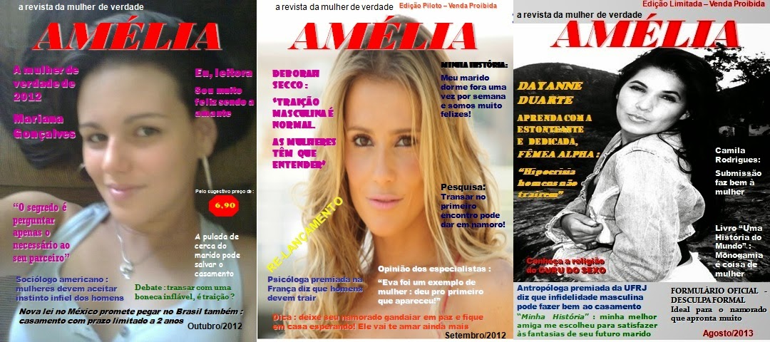 Compre o Kit da Revista Amélia