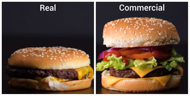 Makanan Yang Di Iklankan Dalam Gambar Dengan Yang Realiti Tak Sama | Inilah Yang Di namakan "Food Stylist"