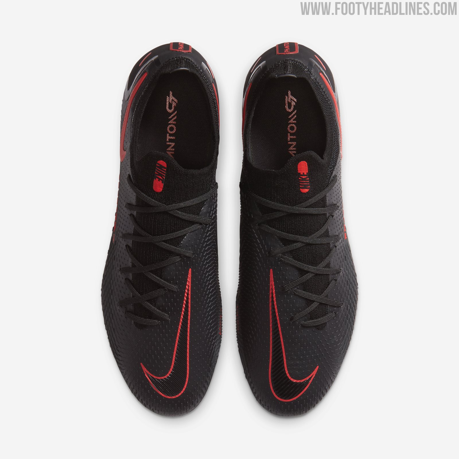 nike phantom gt black and red