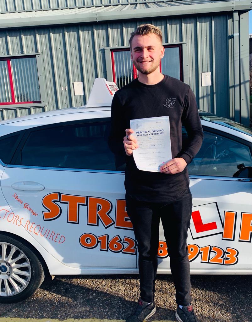 STREETLIFE DRIVING SCHOOL RECENT PASSES WELL DONE Cameron Elliot