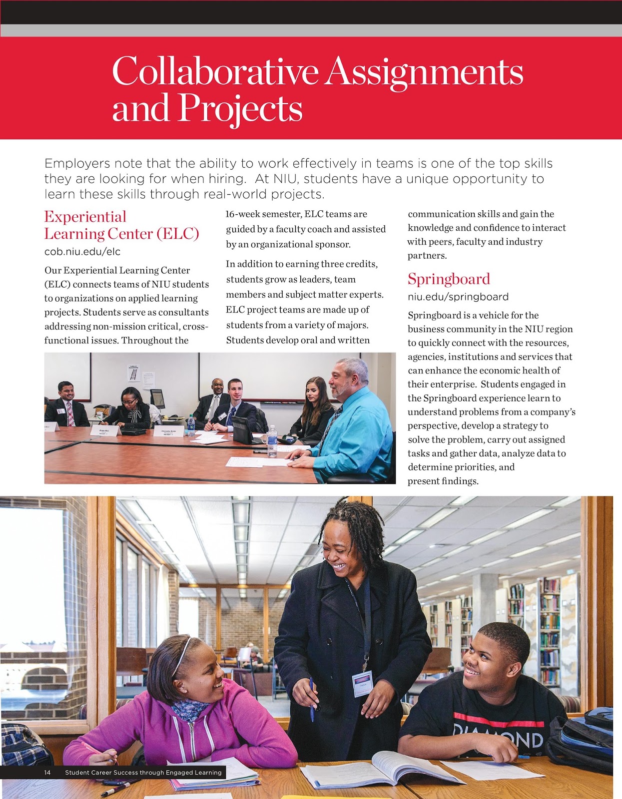 Environmental Studies Student News NIU Engage Booklet