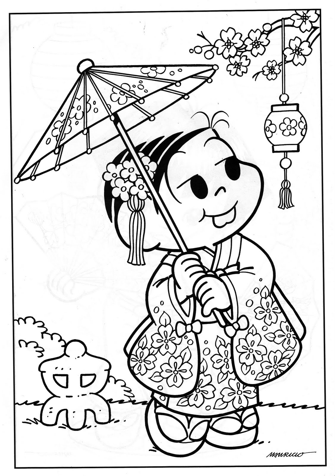 DESENHOS E MAIS DESENHOS Turma da Mônica no Japão DESENHOS E MAIS DESENHOS Turma da Mônica no Japão