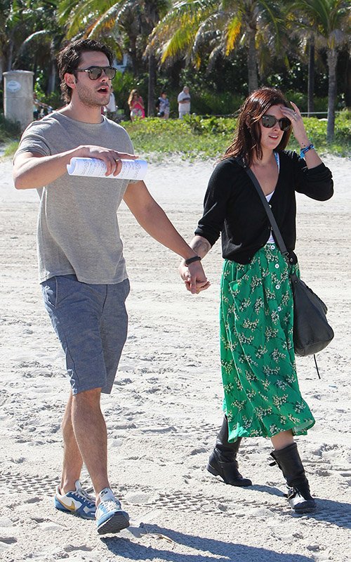Rumer Willis and her boyfriend Jayson Blair in Miami Beach(November 8