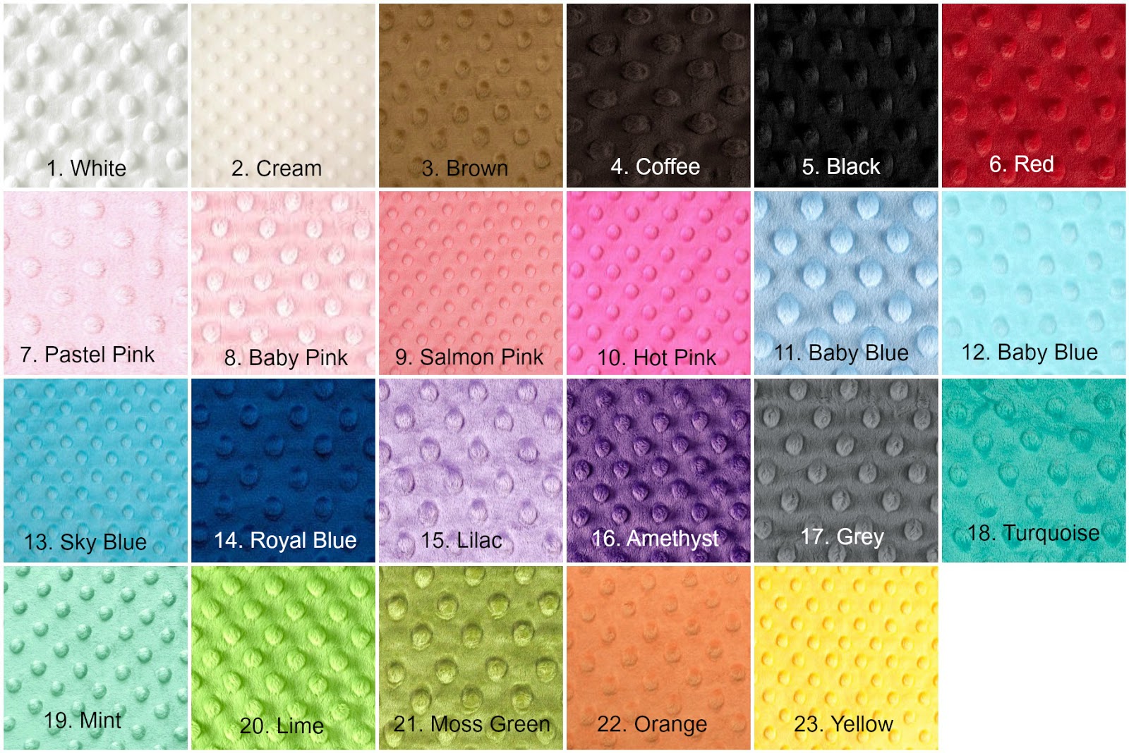 Fabric Fanatics. Fabric, Sewing Craft Supplies, in Malaysia 2078 Minky Dot Fabric