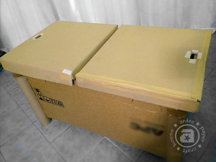 Cardboard Coffee Table ardee's creation
