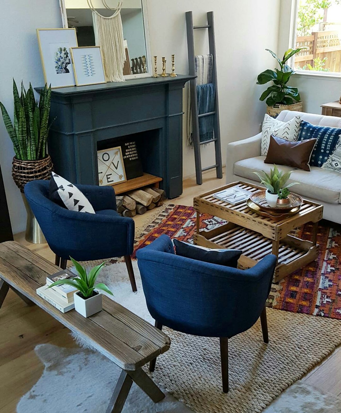 Decorated Mantel How to Achieve the Eclectic BohoVintage Vibe at Home