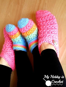 Starlight Slippers - Free Crochet Pattern with Tutorial