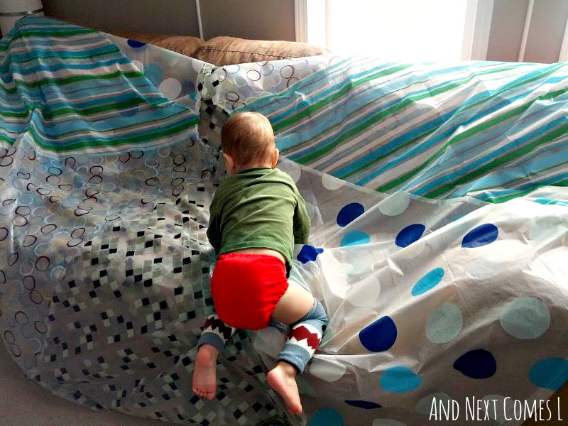 How to Make a Big Homemade Parachute for Kids And Next Comes L