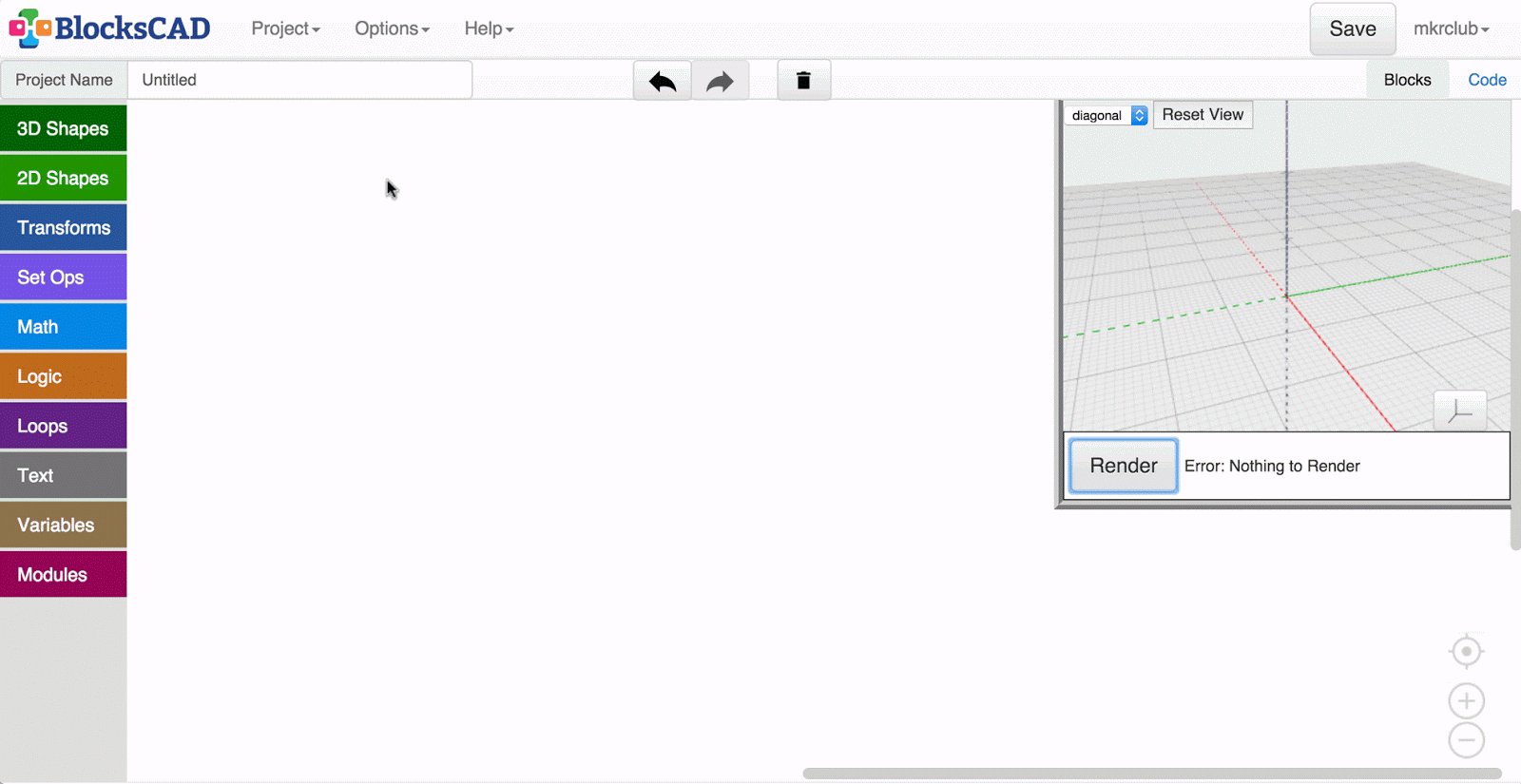 Maker Club: BlocksCAD 101 - Making 3D Models with Code Blocks