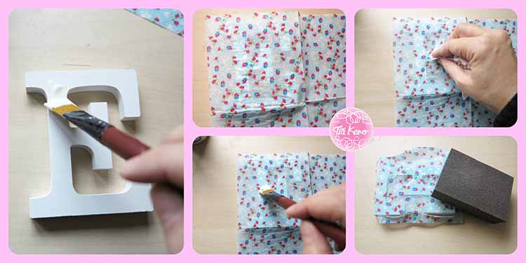 manualidades infantiles con letras de madera 