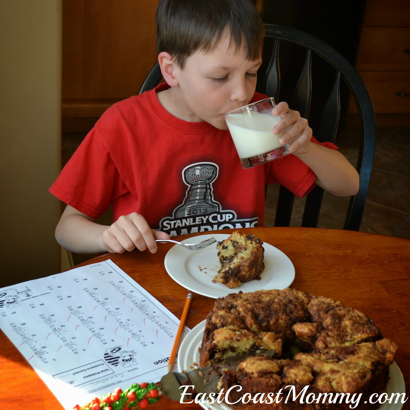 East Coast Mommy The Best Sour Cream Coffee Cake Recipe