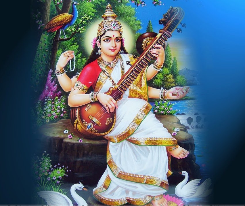 Saraswati Mata god of knowledge hindu indian life saraswati HD phone  wallpaper  Peakpx