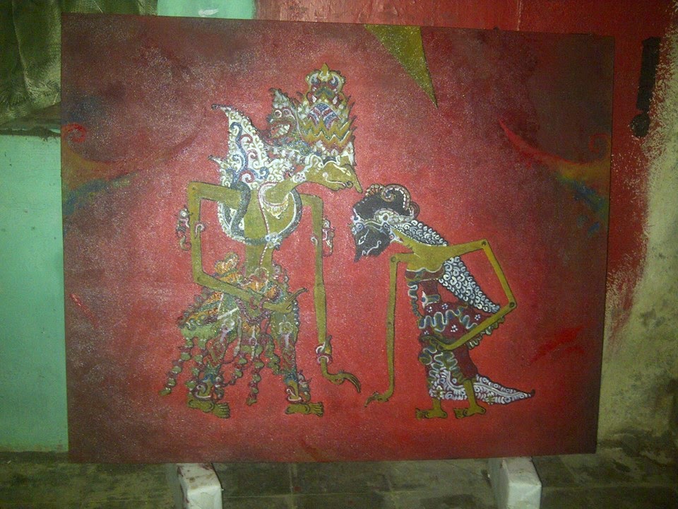Lukisan Rama dan shinta finish