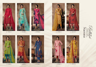 Belliza Designer nazrana pure Cotton Dress Material