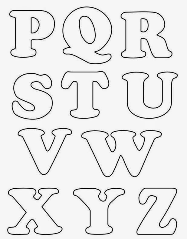 Lindos moldes de letras para imprmir e utilizar nos murais de sala de aula!