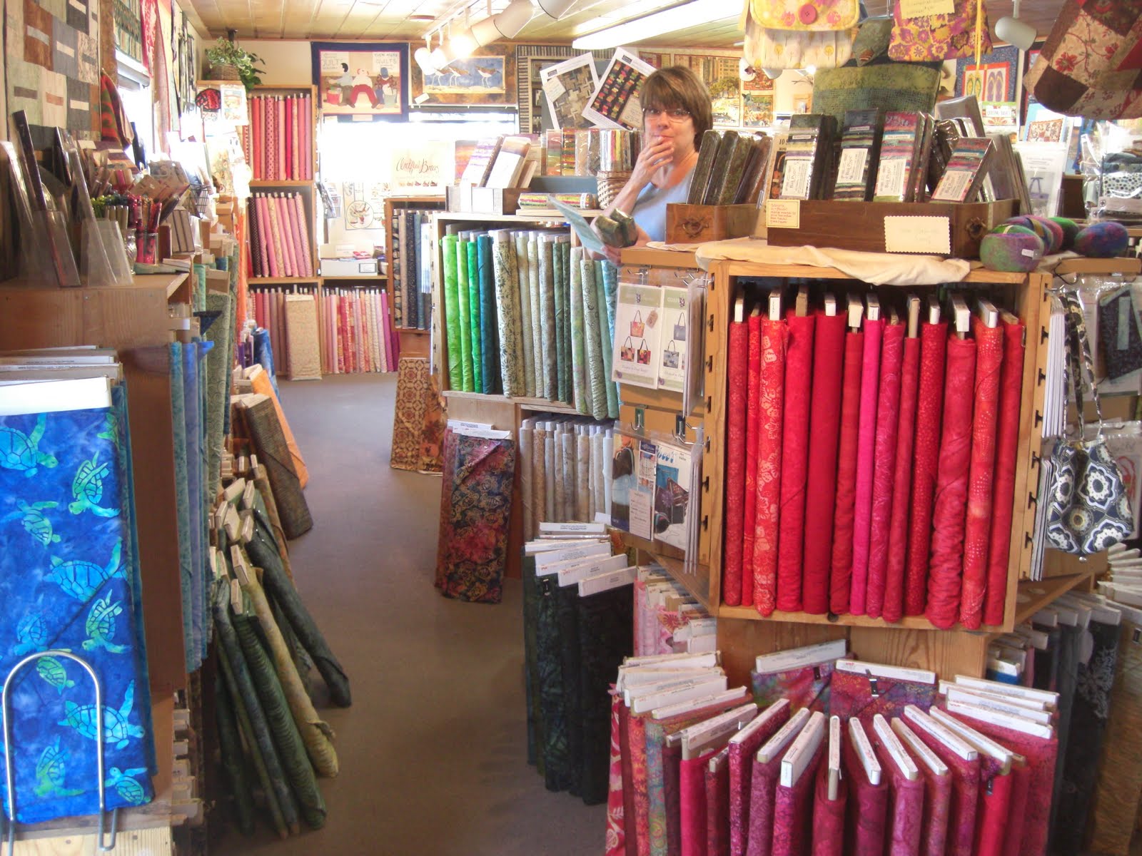 Selvage Blog Center Diamond Quilt Shop in Cannon Beach, Oregon