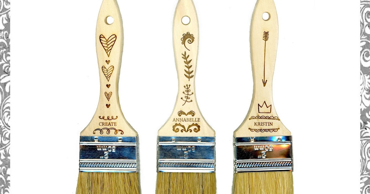 Retro Café Art Gallery New Personalized Paint Brushes + Design Team