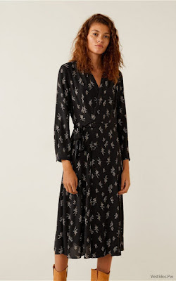 Vestido Negro Manga Larga Vestido Negro Manga Larga