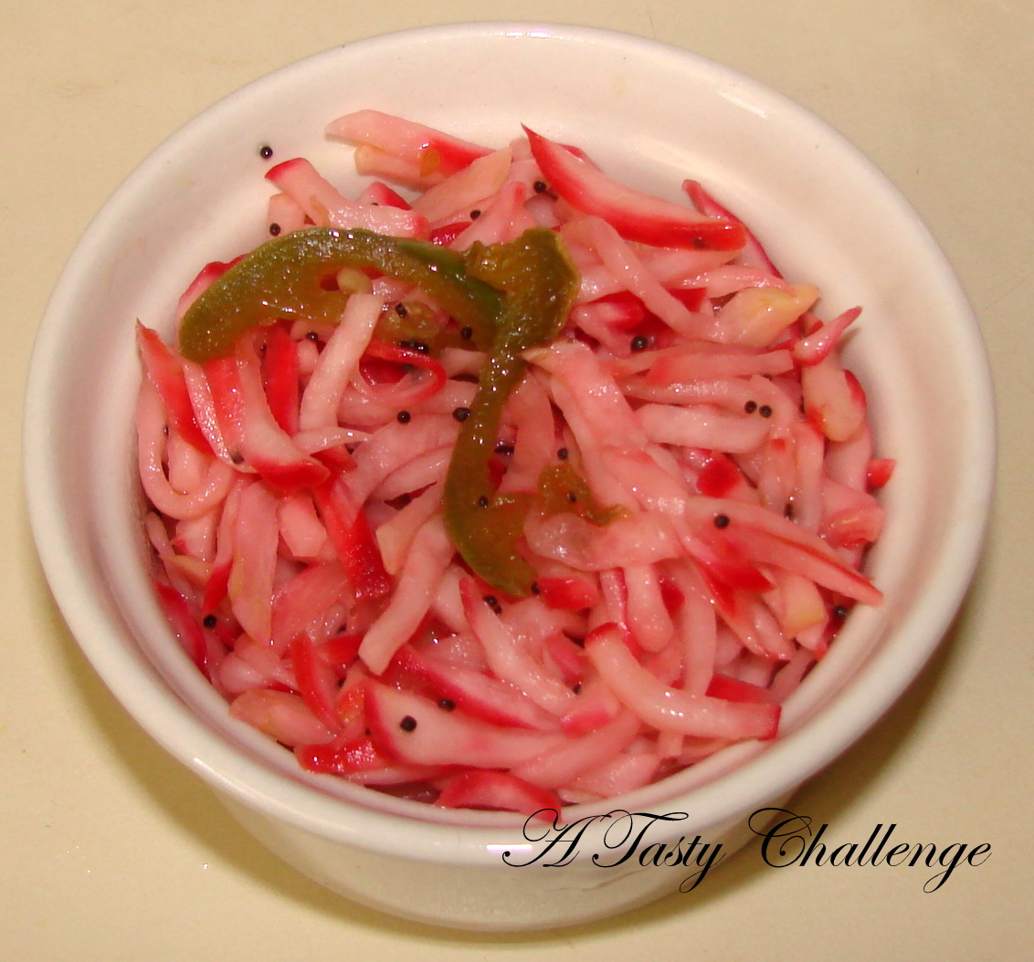 A Tasty Challenge..... Radish Pickle