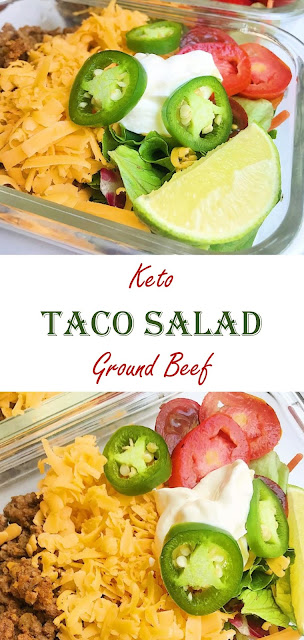 1950 Reviews: My BEST #Recipes >> Keto Taco Ground Beef #Salad
