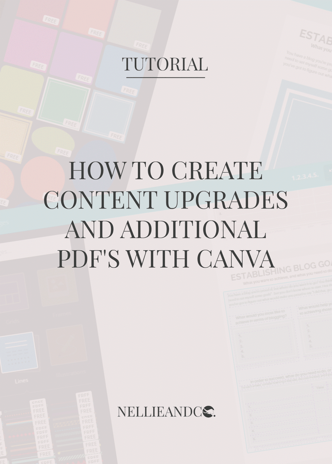 You don't need to use Adobe to create your PDF files or content upgrades, you can use Canva instead. Check out the secret and how I used Canva to create a Goal Planner!