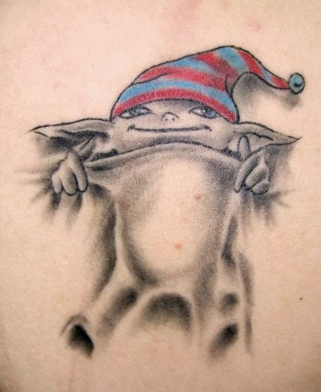 Gnome tattoo.