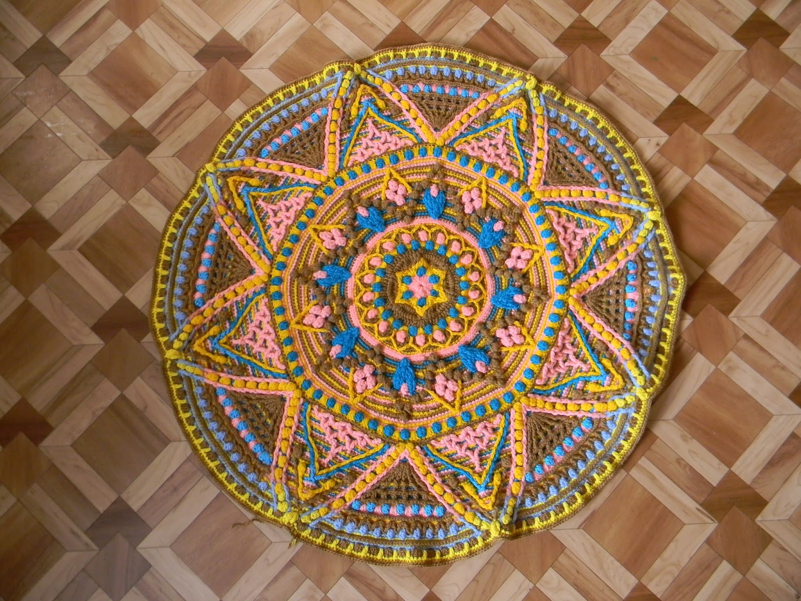 Евгения тыченко коврики крючком со схемами и описанием