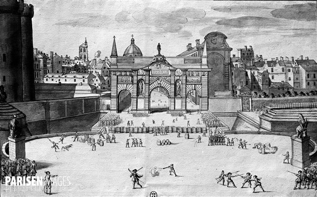 Сент антуанские ворота в париже