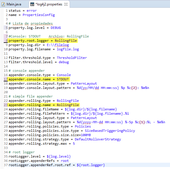 Source code Log4j 2.6.1 Parte II