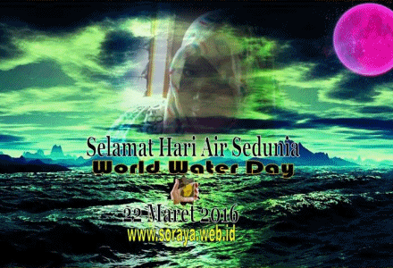 animasi selamat hari air sedunia world water day