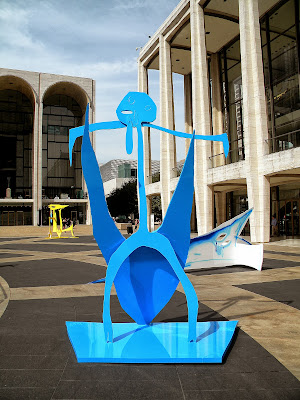 Melt to Earth sculptures at Lincoln Center