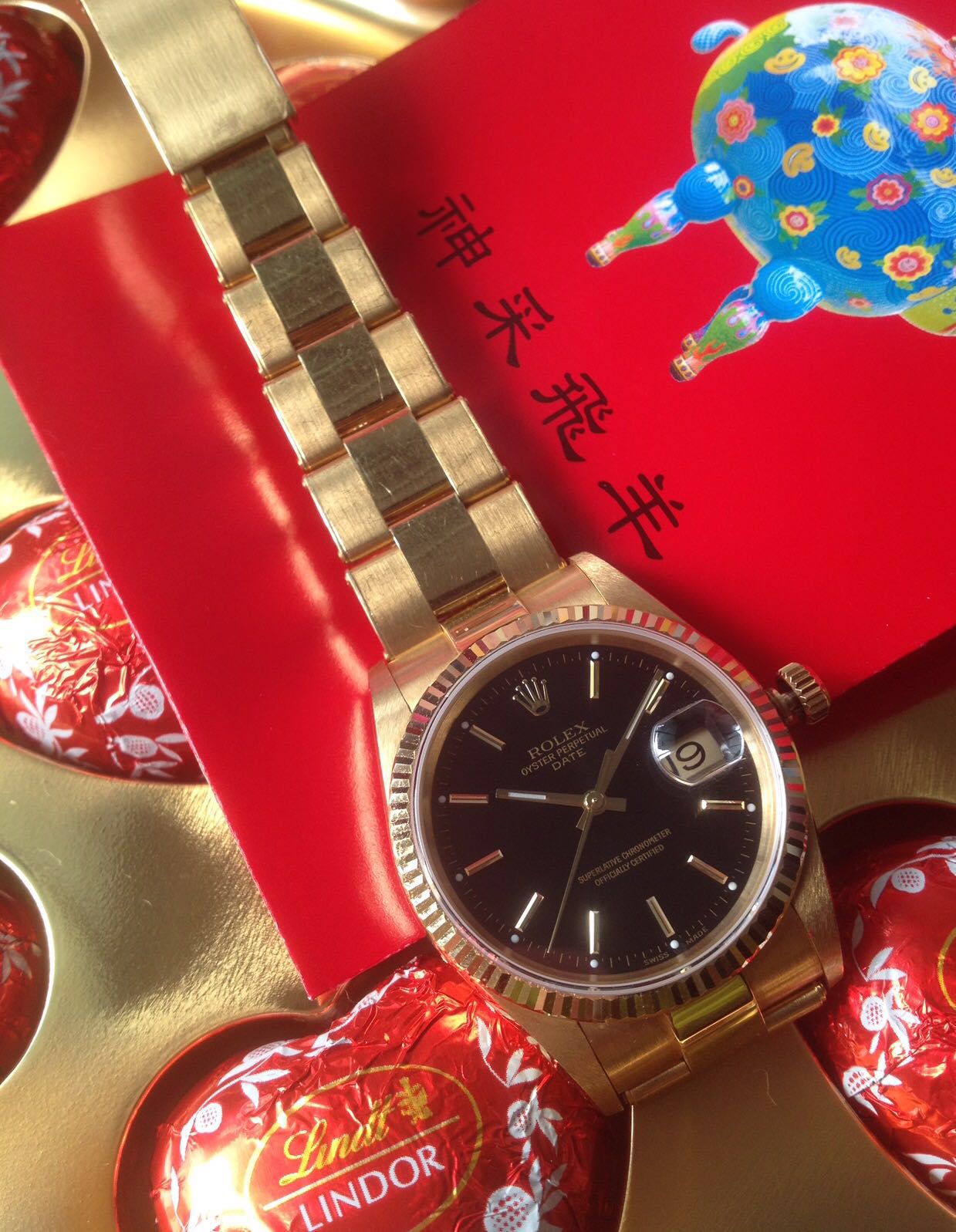 Hong Kong Watch Fever 香港發燒友 Rolex Date Just 18 KT solid gold Ref 15238