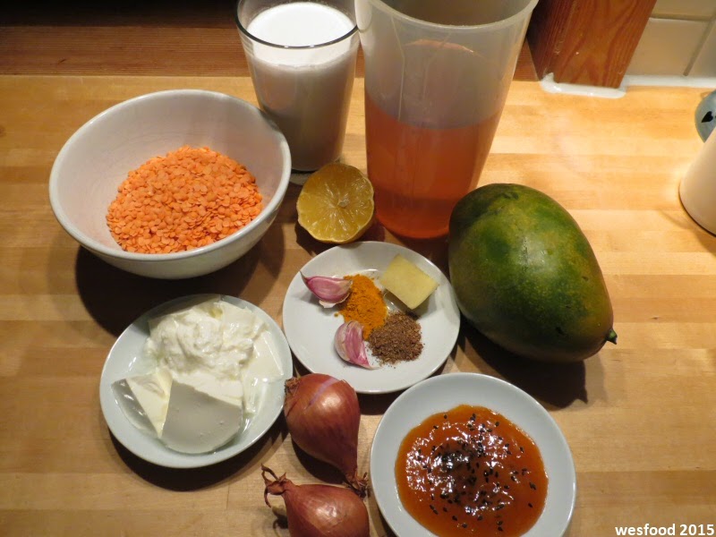 WesFood - Herr Westerhausen kocht ...: Kokosmilchsuppe mit roten Linsen ...