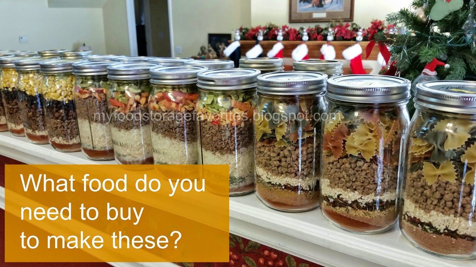 My Food Storage Favorites "Meal in a Jar" Packs