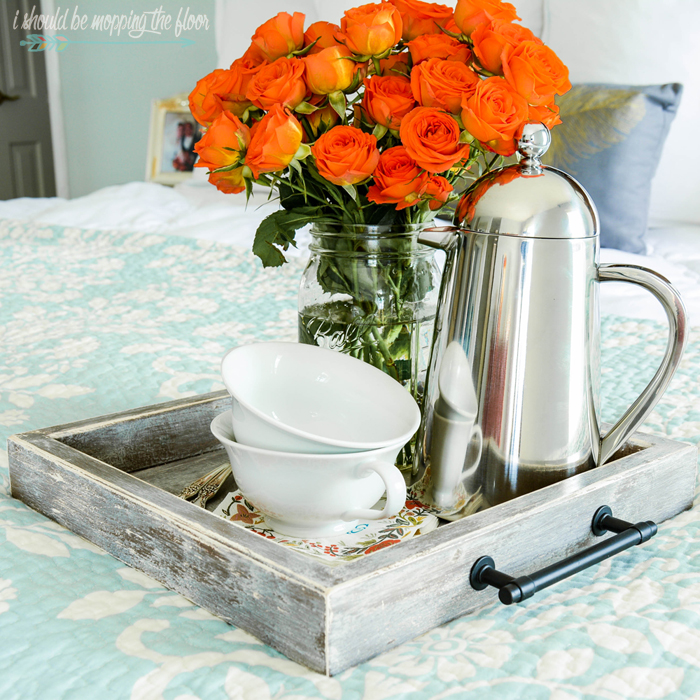 DIY Coffee Tray i should be mopping the floor