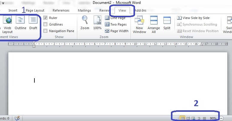 Wahana-Edukasi: Apa saja Tampilan “Document View” yang di Sediakan