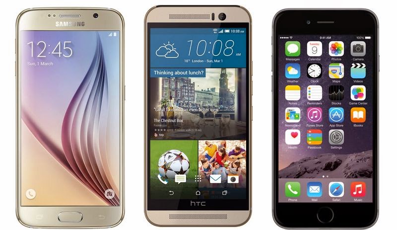 بالفيديو: اختبار قاسي يجمع آيفون 6 بلس، HTC One M9 و Galaxy S6 Edge