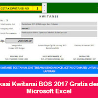 Aplikasi Kwitansi Bos 2017 Gratis Dengan Microsoft Excel