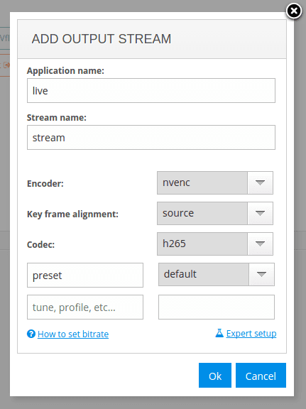 Softvelum Blog Nimble Streamer Wmspanel Larix Sdk Nvidia Nvenc Settings For H 265 In Live Transcoder