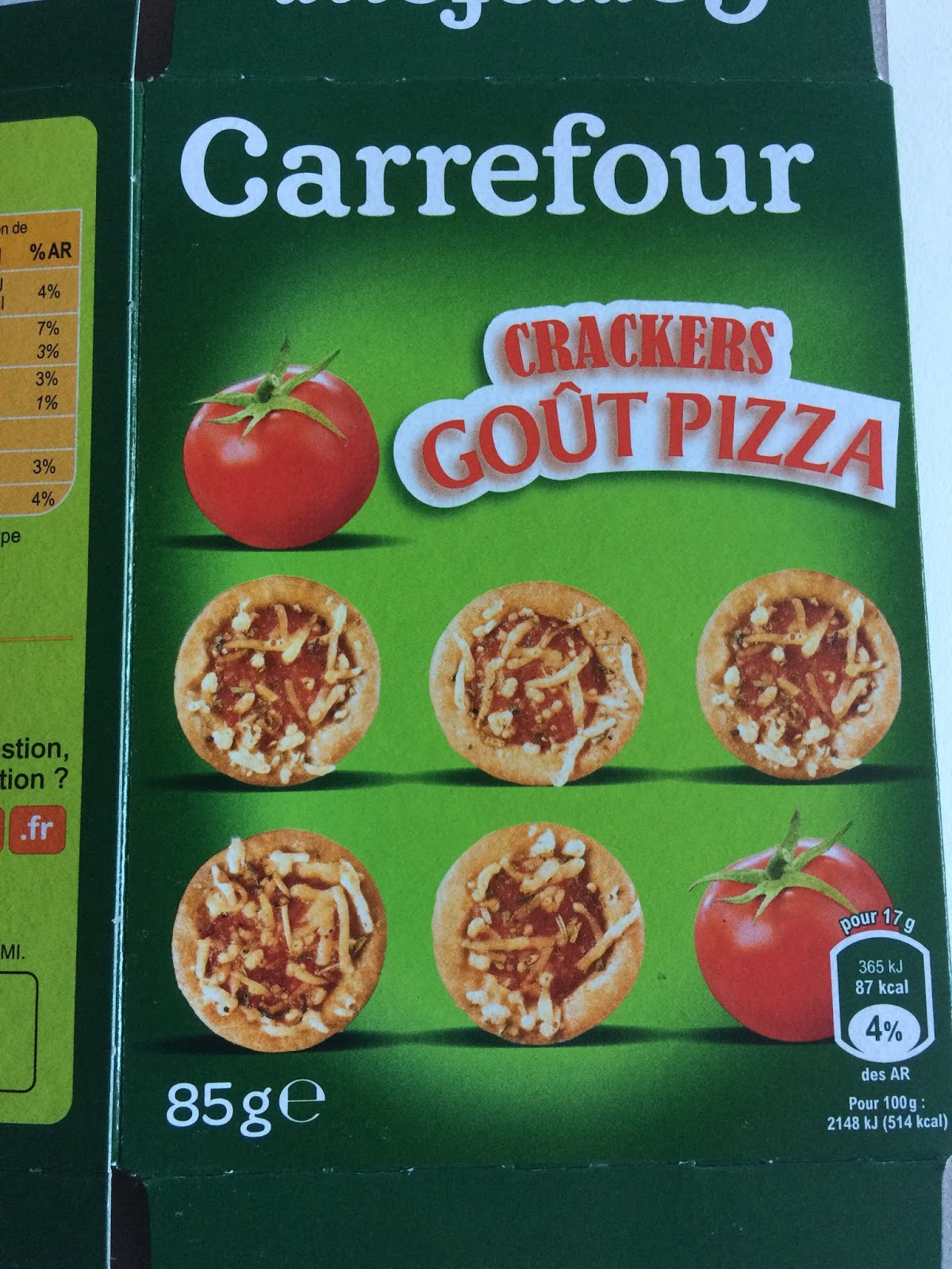 Cheeseburger Crisps & Other Stories Carrefour Crackers Goût Pizza
