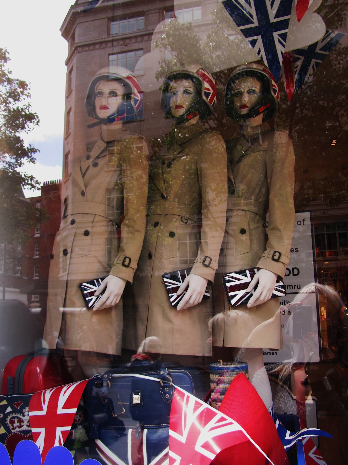 My Soul Is Raining Clothes Selfridges' Patriotic Jubilee Window