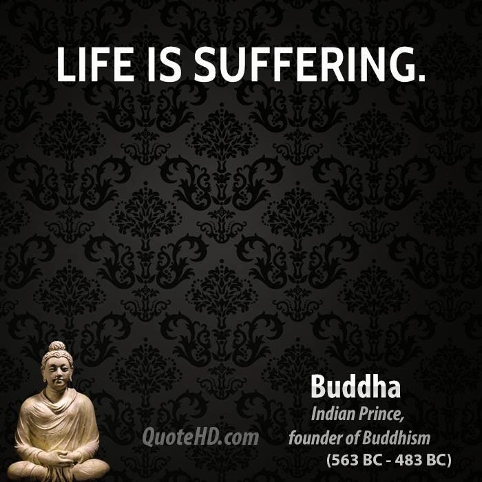 Life is suffering. Suffering in Buddhism. The Life and suffering. The Life and suffering of Sir Brante.