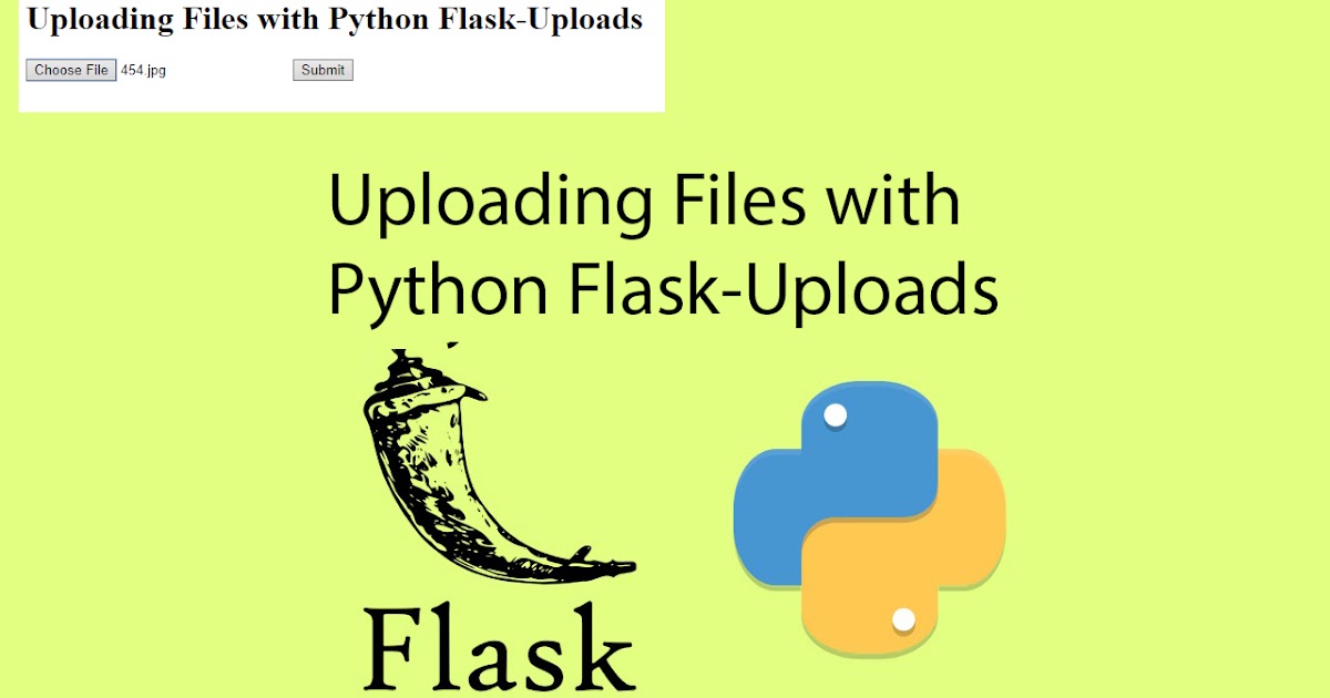 Uploading Files with Python FlaskUploads Tutorial101