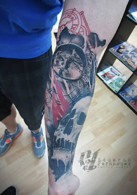 skull sleeve tattoo tattoo eduardo fernandes