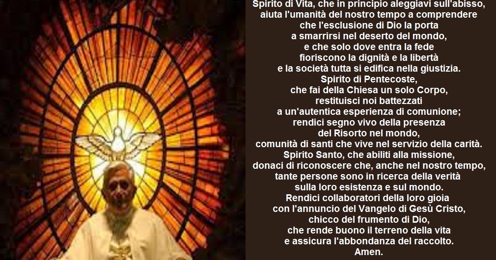 Preghiera Allo Spirito Santo Molto Antica Preghiera Miracolosa Allo Spirito Santo