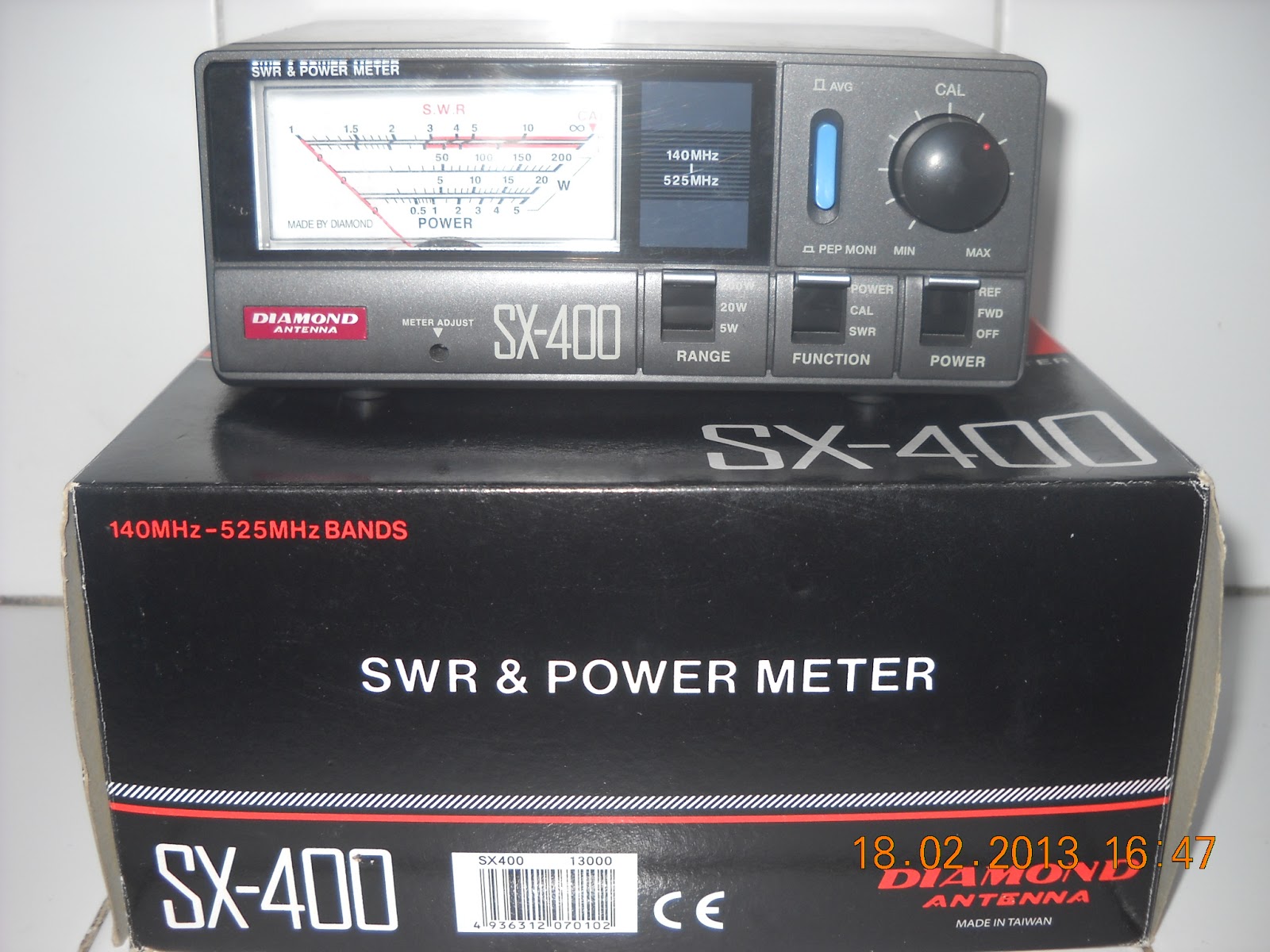 Sinar Agung ( Y C 2 V D I ): SWR DIAMOND SX 400 ( TERJUAL )