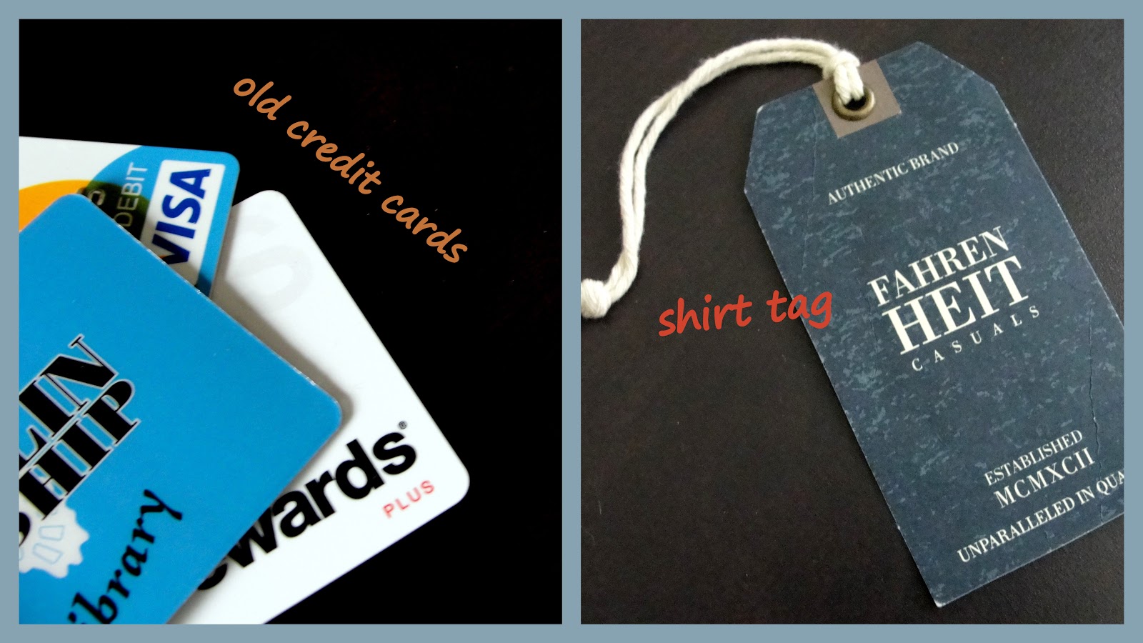 simply sowpar diy bookmarks from upcycled/reused credit cards and