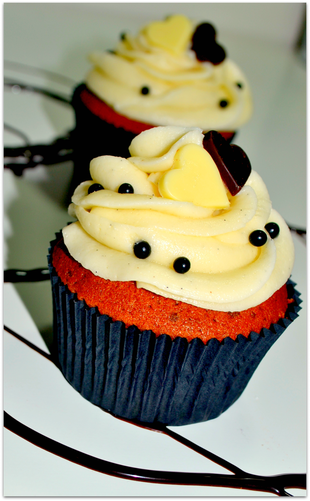 Pecaditos Dulces CUPCAKES DE CHOCOLATE Y VAINILLA