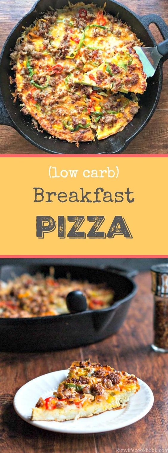 LOW CARB BREAKFAST PIZZA